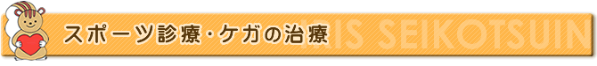 スポーツ診療・交通事故の治療